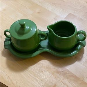 Fiesta cream and sugar set